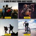 Protector Plus Tactical Drop Leg Bag Military Tool Gear Fanny Thigh Pack Utility Airsoft Motorcycle Cycling Waist Gear Pouch (Patch Included), CP