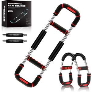 2025 Pro Twister Arm Trainer, Adjustable Power Twister Bar, Chest Shoulder Arm Workout Equipment, Portable Detachable Upper Body Fitness Machine for Home & Gym