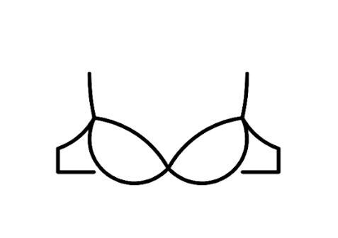 Women's 5 Pack Lace Bra's Multicolor Size Medium