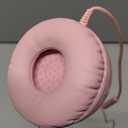 Kids Headphones with LED Lights for School, Upgrade USB Type C Kid Headphone with Microphone, Volume Limiter 85/94dB, Wired On Ear Headphones for Boys/Girls/Tablet/Travel -Pink