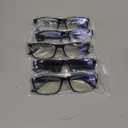 Reading Glasses 5 Pairs Quality Readers Spring Hinge Glasses for Reading for Men and Women (5 Pack Black, 1.75)