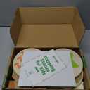 Textures Set for Baby | Geometric Shapes and Montessori Numbers in Organic Wood Playful Little Steps | Large Chips with Diameter of 20 cm | 3 in Stripe for Children + 12 Months