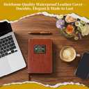 2026 One Minute WITH GOD for Men - 365 Days Bible Daily Devotional Journal- Mens Bibles Study Prayer Book - Brown Leather Bible Planner Guide - Gift for Dad Christian Beginners