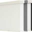 AOSKY Blackout Roller Shades Cordless Blinds for Windows, Free-Stop Shades with Valance, Thermal Insulated Fabric, UV Protection, Natural Woven Blinds for Home and Office (29" W x 72" H, Ivory)
