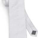 HISDERN Polka Dot Ties for Men Classic Silk Ties and Pocket Square Formal Business Necktie Handkerchief Wedding Party