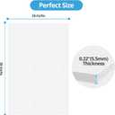 Foam Board 24"x36", Foam Core Board for Projects, Black Poster Board for Painting, Displaying (6 Pack White)