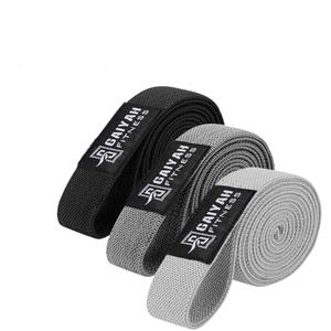 Long Resistance Bands for Working Out Women, Fabric Resistance Band, Stretch Bands for Exercise Bands Resistance Bands Set for Physical Therapy, Elastic Bands for Exercise (Grey/Dark Grey/Black)