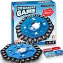 Word Game Family Board Games for Kids & Adults with 2 Modes,220 Topic Categories 24 Letters Pressing Games,Fun Fast-Paced Learning Game with English Pronunciation for Boys Girls Age 3+,35 Cards,Blue