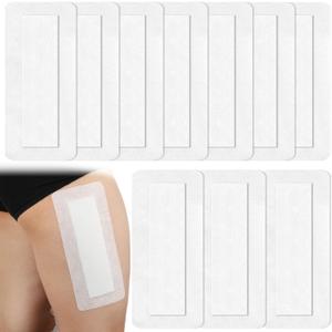 Breathable Knee Replacement Surgery Adhesive Island Wound Dressing Extra Large Bandage Patches with Non-Stick Pad for Hip to Leg Stitches Incision Back Surgery Open Cuts 4"x12"(Pack of 10)