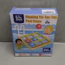 TicTac Shot Pool Toys Games Set TicTacToe Inflatable Pool Toy with 10 Balls for Adults Teens Kids 2-10 Players