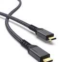 Maxonar 10FT Long Thunderbolt 4 Cable, 40Gbps Sync, 240W Charging, 8K/5K Display, All-in-One Cable Replaces Multiple Cables for 2026 Studio Display, MacBook, SSD, Docking
