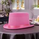 Top Hats for Adults and Kids Costume Magician Hat Prom Dance Deluxe Felt Tuxedo Dress Up Formal Hat-Unisex