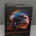 Football Card Binder,9-Pocket Book For 900 Cards,50 Removable Binders Football Binder,Football Card Holders Binder For Cards,Football Card Binder With Sleeves Football Card Book(Football Helmet)