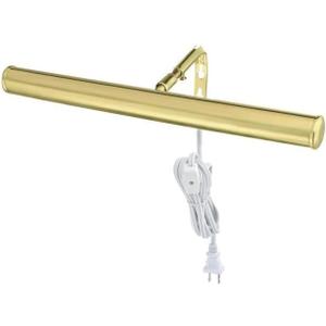 WESTINGHOUSE LIGHTING CORP Polished Brass 75051 14-Inch Picture Light Fixture Finish, 1 Pack