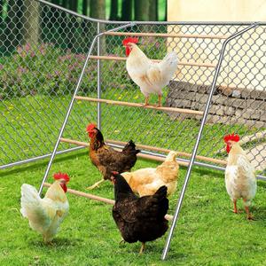 YUMEKA Chicken Roosting Bars with Swing,Chicken Perch Bars for Coop,Chick roosting Perch,Backyard Poultry Toys,Hen Swing with Frame,Perfect for Backyard Poultry Easy Installation & Cleaning (74.4in x 40.6in)