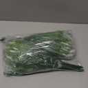 12 Bundles Artificial Plants Outdoor Fake Monkey Grass, UV Resistant Plant Decor, No Fade Realistic Greenery Plant for Window Garden Patio Hanging Planter Pathway Front Porch (White)