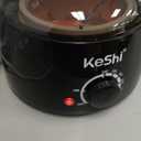 Waxing Kit - Wax Warmer for Hair Removal, Hard Wax Kit with 14oz 5 Bags Hard Wax Beans for Full Body, Legs, Face, Eyebrows, Bikini, Brazilian Waxing Kit for Women Men (Black)