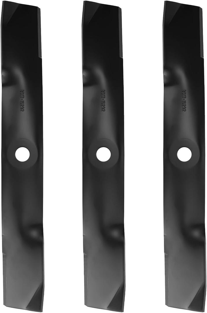M143520 UC22010 54" Medium Lift Blades for John Deere JD ZTRAK Z375R Z525E Z535M Z540M X380 X390 GX255 GX335 GX345 LX280 X320 X340 X360 X500 EZtrak Z425 Z435 54 inch Deck Zero-Turn Mower, Black