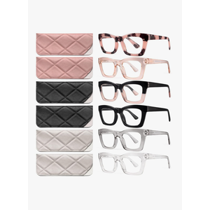 CCVOO Stylish Reading Glasses for Women, Eyeglasses, Blue Light Readers for Women, Computer Eye Glasses, Cheaters
