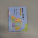 100Pcs Soft Cotton Seamless Hair Bands, Large Ponytail Holders for Thick and Thin Hair, Elastic Hair Accessories for Women, Men, and Girls