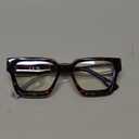 livho Oversized Eyewear Frame for Woman and Men - Rectangle Fashion Glasses for Computer, Chic Preppy Frame