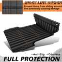 TripleAliners Truck Bed Mat Compatible with Chevy Colorado/GMC Canyon 2023 2024 2025 2026 Perfectly Flush All Weather Protection TPE Heavy Duty 5FT Bed & Cab Wall Cargo Mat (w/Cab Wall Protector)