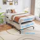 OSASET Twin XL Box Spring, 9 Inch Metal Twin XL Box Spring Only, Heavy Duty Metal Frame Mattress Foundation Support for 3500lbs, Easy Assembly, Noise Free, Non Slip