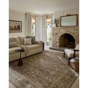 Loloi Magnolia Home by Joanna Gaines Wimberly Collection WYM-06 Bark/Ivory 2'-3" x 3'-9" Accent Rug