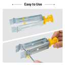 Chain Link Fence Insulator 50 Pcs Electric Fence Insulator, T Post Extender Wire Holders for Chain Link and Studded T & U-Posts Tubing, Yellow