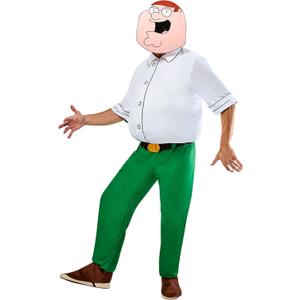Rubies Adult Family Guy Peter Griffin Costume (White, XL)