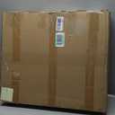 Clear Freestanding Dog Gate for Indoor Use,Pet Gates for Doorways no Drilling,Acrylic Foldable Dog Gate for Stairs with Support Feet (4 Panel - 80''W x 23''H)