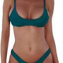 DaiLiWei Thong Bikini Sets for Women 2 Piece Brazilian Swimsuit Teens Bathing Suit Push Up Top Micro Bikinis Swim Suit 2025, Small