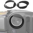 for Jeep JK Angry Eyes Headlight Cover Trim Fit for Jeep Wrangler JK JKU 2007-2017 Matt Black Exterior Accessories 2pcs