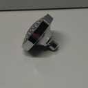 High Pressure Shower Head 5 Settings Fixed Showerhead 4 Inch High Flow Bathroom Showerhead with Adjustable Brass Ball Joint for Luxury Shower Experience Even at Low Water Pressure (Chrome)