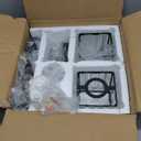 FDPBY Modern Wall Sconce Set of Two Indoor Wall Lamp Black Wall Sconces Crystal Wall Light Bathroom Vanity Light Fixtures Wall Mounted Room Sconce Wall Lighting