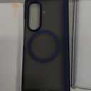 TORRAS Upgraded Magnetic Shockproof for Samsung Galaxy Z Fold 7 Case with Screen Protector, Fit for Magnetic, 4X Military Grade Hinge Protection, Translucent Slim Case for Samsung Z Fold 7, Blue