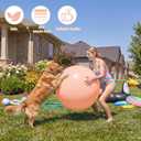 Tradder 2 Pcs Peach Giant Inflatable Beach Ball 28 Inch Jumbo Pastel Pool Balls Extra Large Blow up Pool Toy for Adults Summer Outdoor Games Water Beach Party Favor Decorations
