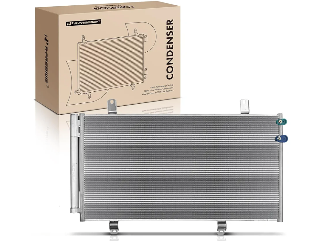 A-Premium Air Conditioning A/C Condenser Compatible with Toyota Camry 2007-2011, Avalon 2005-2012, Venza 2009-2016 & Lexus ES350 2007-2012, Replace# 8846006210