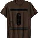 Brown Crayon Costume Outfit For Halloween Party T-Shirt (Small)