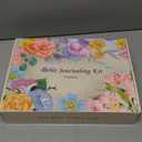 Bible Journaling Kit  Quilted Bible Cover Case for Women, 31 Highlighters, 75 Tabs, Bible Study Supplies & Christian Gift for Women and Teens (Shoulder Strap, Beige)