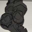 Mens Padded Compression Pants Football Girdles Athletic Leggings for Soccer Basketball Paintball Hockey, Large, Black