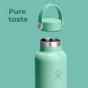 Hydro Flask Water Bottle - Insulated Stainless Steel - Non Spill, Leakproof in 24 Oz Tonal White