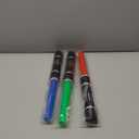 3 pack 3 colors Light Up Swords Saber with FX Sound(Motion Sensitive) and Realistic Handle for Kid, Expandable Light Toy for Halloween Dress Up Parties, Xmas Present, Galaxy War Fighters and Warriors