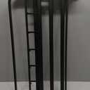 24in Towel Racks Shelf for Bathroom, Foldable Wall Mounted Towel Storage with 2 Towel Bar 9 Hook, Modern Rustproof Towel Holder with Shelves, Towel Hanger for Hotel Dorm Restroom RV Gym, Black