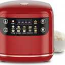 Portable Digital Rice Cooker, 6-Cup (Uncooked)/12-Cup (Cooked) Small Rice Maker with Steaming Basket, Mini Rice Cooker with 2L Removable Nonstick Inner Pot, 10 Menu Options, Auto Keep Warm, 24 Hour Delay Timer (Dark Red)