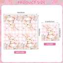 4 x 40 Pcs Easter Napkins Paper with Pink Buffalo Plaid Cute Bunny and Easter Eggs, Disposable Spring Party Paper Dinner Cocktail Square Napkin Set for Easters Party Decor Supplies Table Decorations Favor