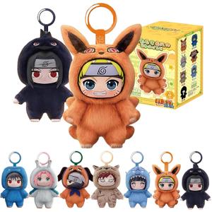 MINISO Naruto Shippuden Cute Beast Party Series Blind Box - Naruto/Kakashi/Uchiha Character Design - Desktop Ornament/Gift - 1 Random Piece