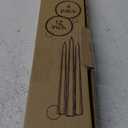 CANDWAX Ivory Taper Candles 12 inch Dripless - Set of 4 Tapered Candles Ideal as Dinner Candles - Smokeless and Unscented Taper Candles Long Burning - Hand Poured Tall Candlesticks