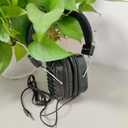 Professional Over-Ear Headphones, Steel Headband Design, Black, Wired with 3.5mm Jack