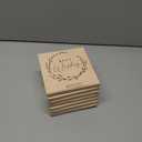 7 x Wedding Gifts for Couples 2026 - Meaningful Wooden Wedding Ornaments, Engagement Bridal Shower Gift for Bride, Just Married Ornaments, Newly Wed Gifts for Mr and Mrs Couple